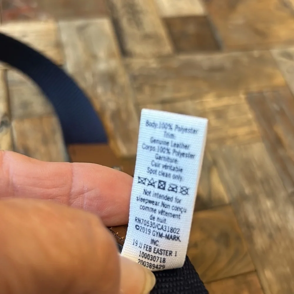 Janie and Jack Anchor Navy Canvas Belt NWOT